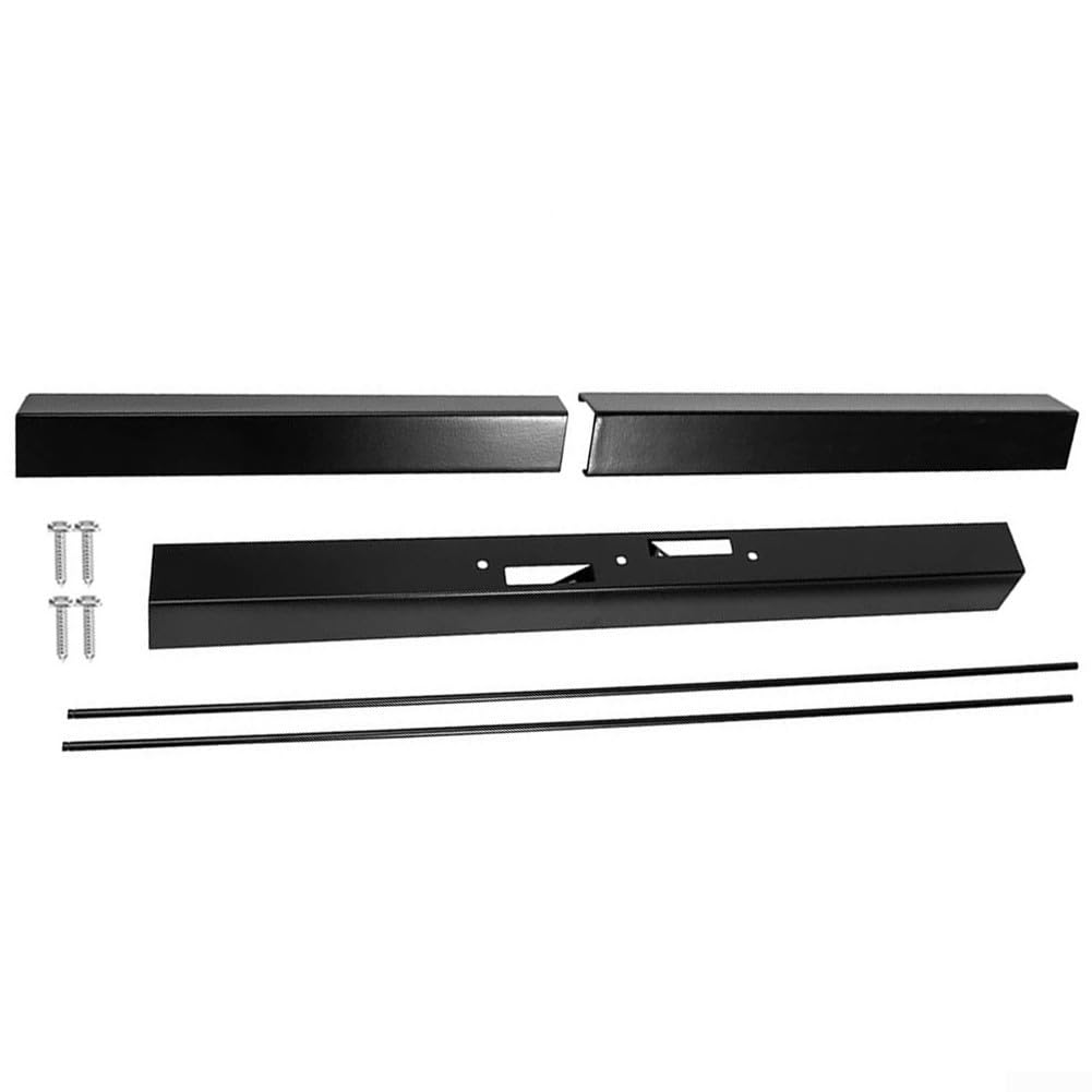 Adjustable Fireplace Rod Kit, 30 to 48 Inch Black H7039