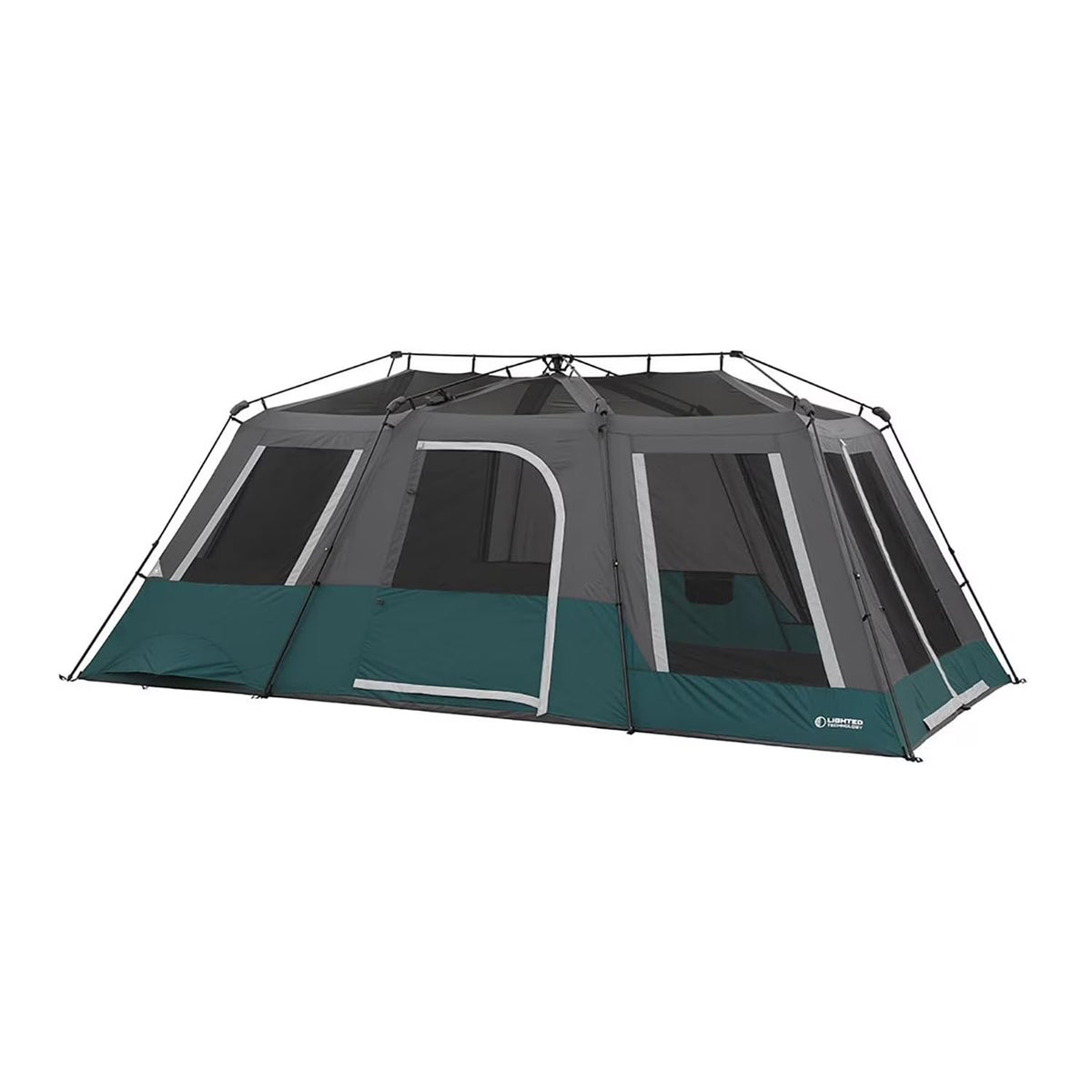 12 Person Lighted Instant Cabin Tent 18' x 10' N7627