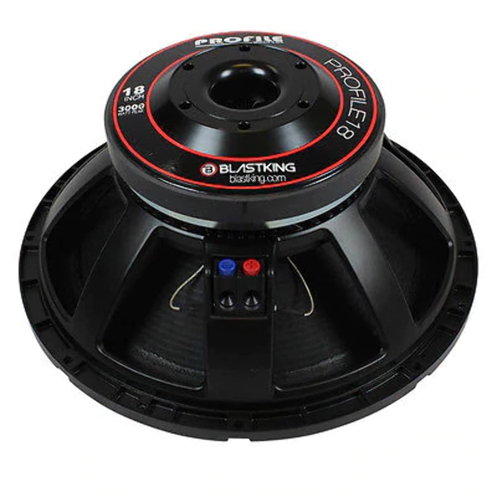 18" 3000W High Output Woofer 4.5" Voice Coil 8 Ω 97.4 dB Z699102