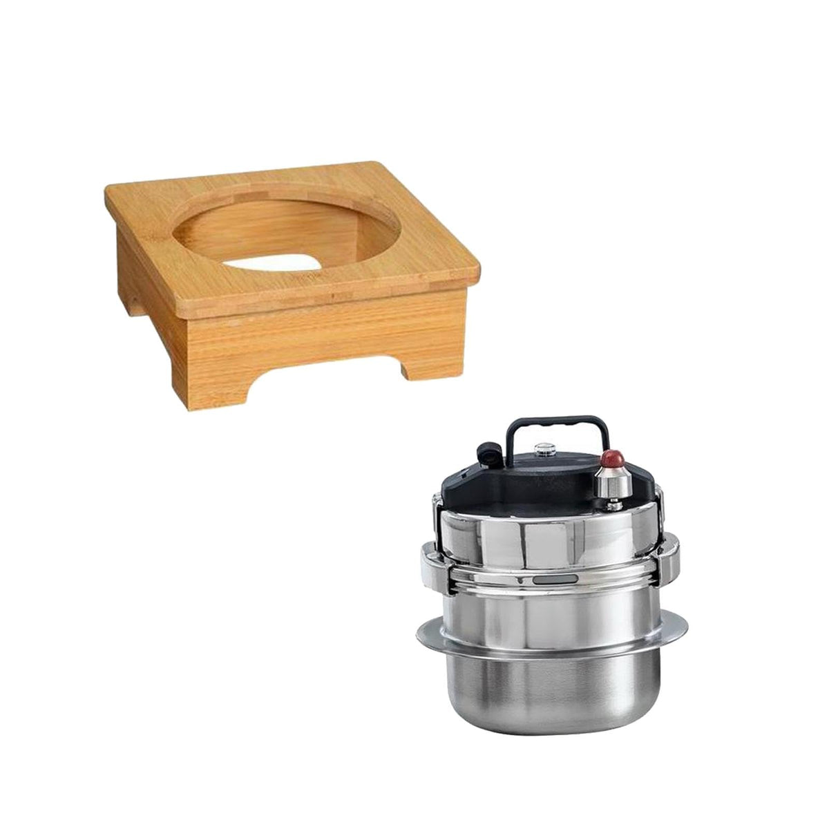 Small Pressure Cookers with Wooden A399