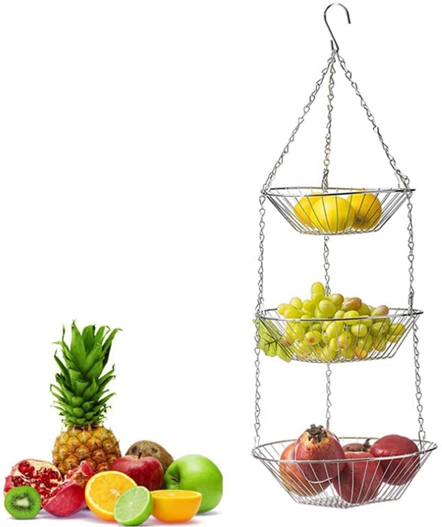 3 Tier Hanging Fruit Vegetable Basket B515099