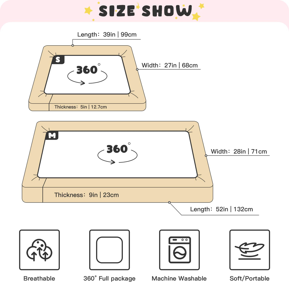 Soft Breathable Microfiber Crib Sheet, Standard Size 28in x 52in M9584