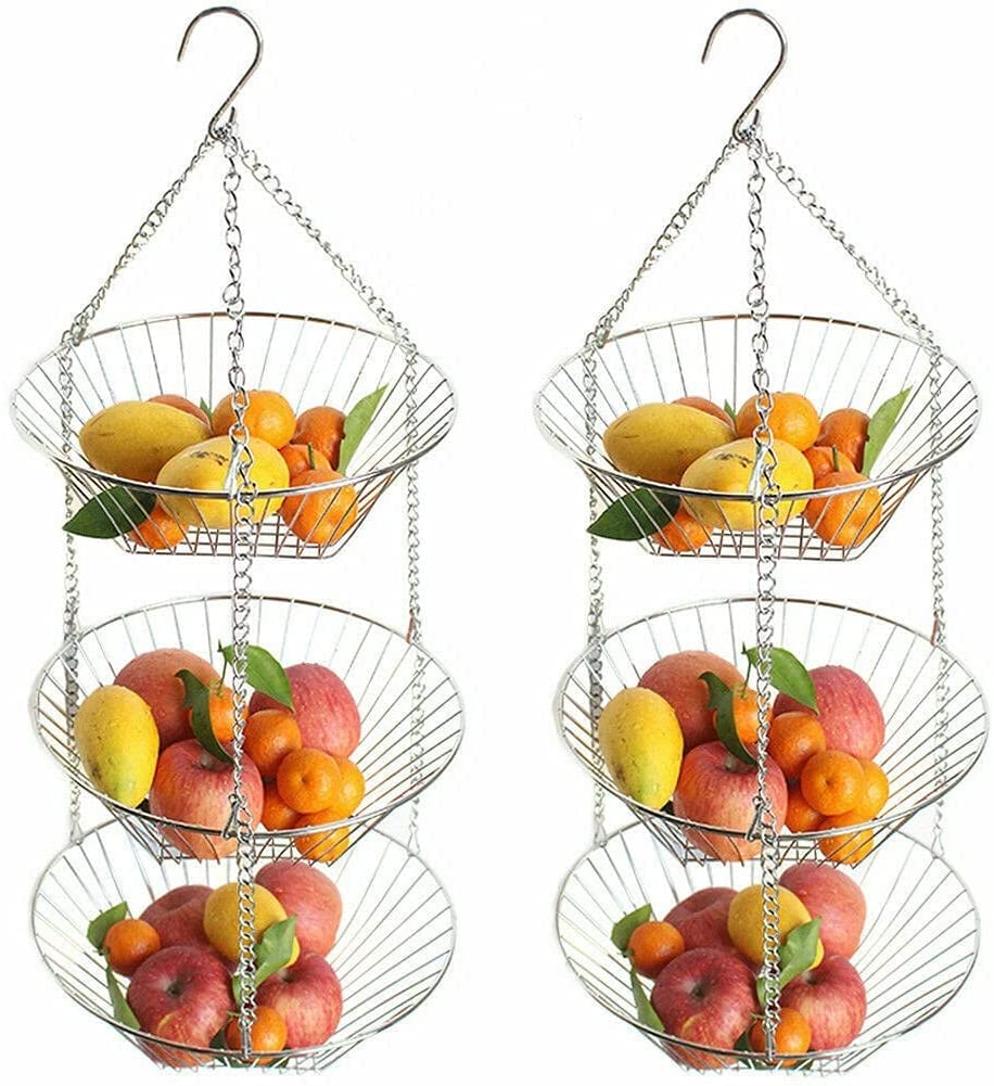 3 Tier Hanging Fruit Vegetable Basket B515099