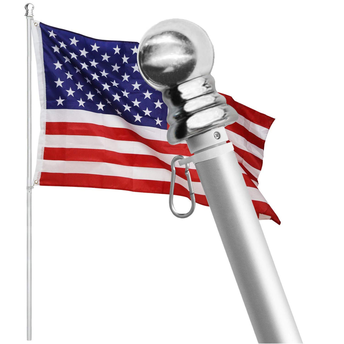 Aluminum 6FT Flag Pole Holder W5720
