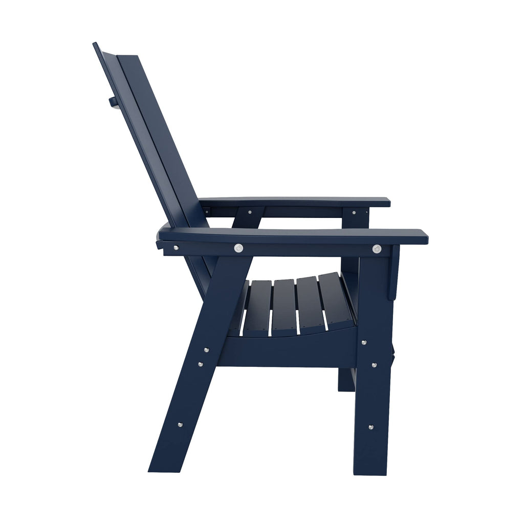 HDPE Adirondack Dining Chair Navy Blue L553