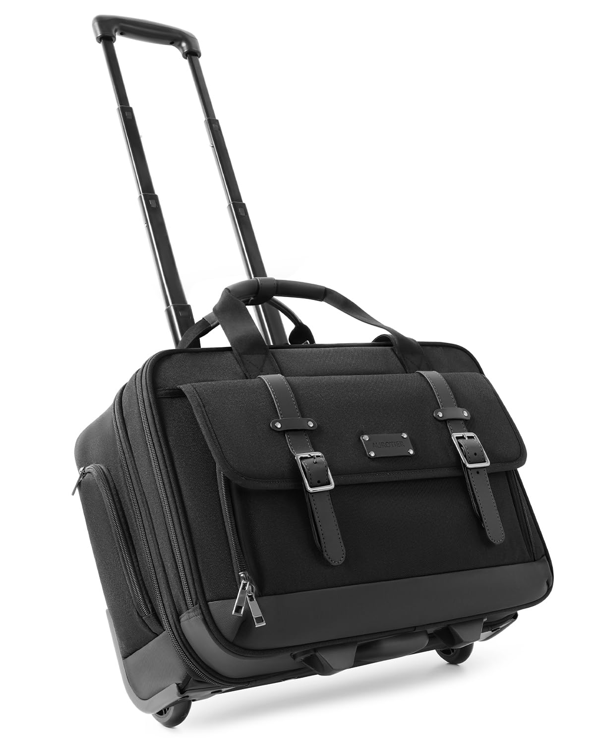 Black 16 Inch Rolling Laptop Bag A8142