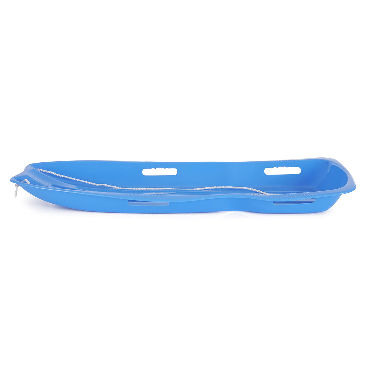 Plastic Toboggan Snow Sled with Pull Rope, 2 Pack I91573