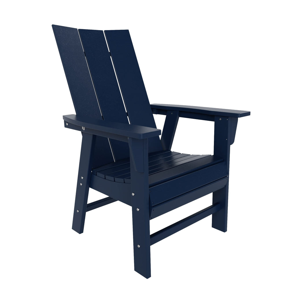 HDPE Adirondack Dining Chair Navy Blue L553