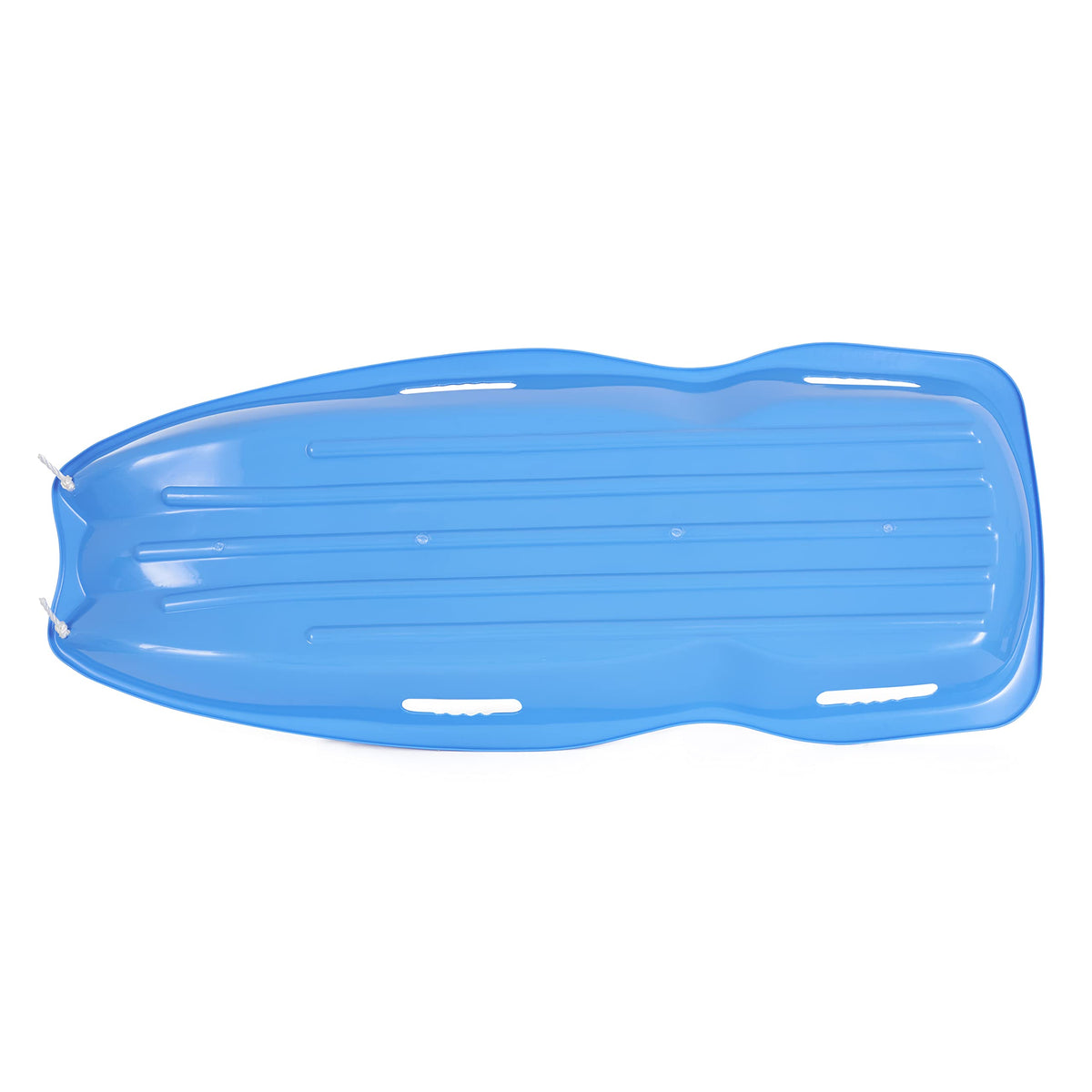 Plastic Toboggan Snow Sled with Pull Rope, 2 Pack I91573