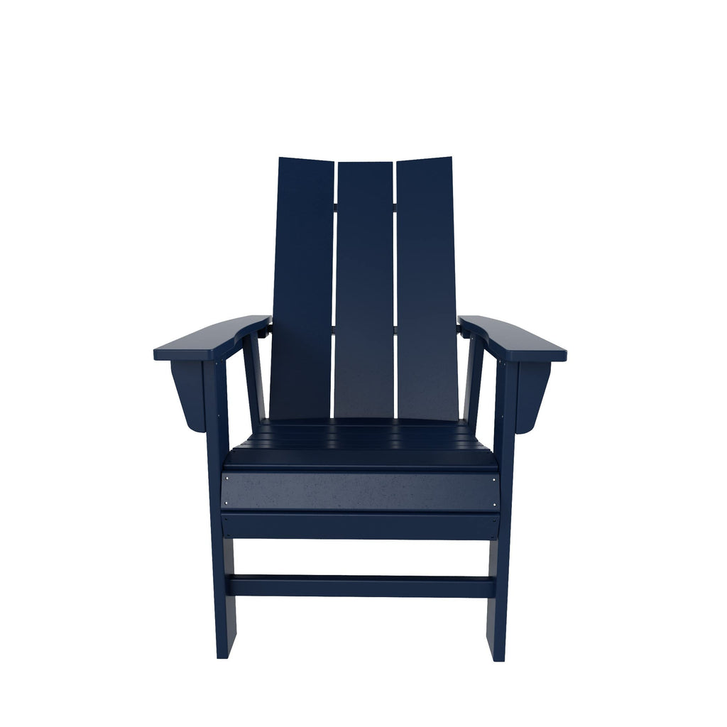HDPE Adirondack Dining Chair Navy Blue L553