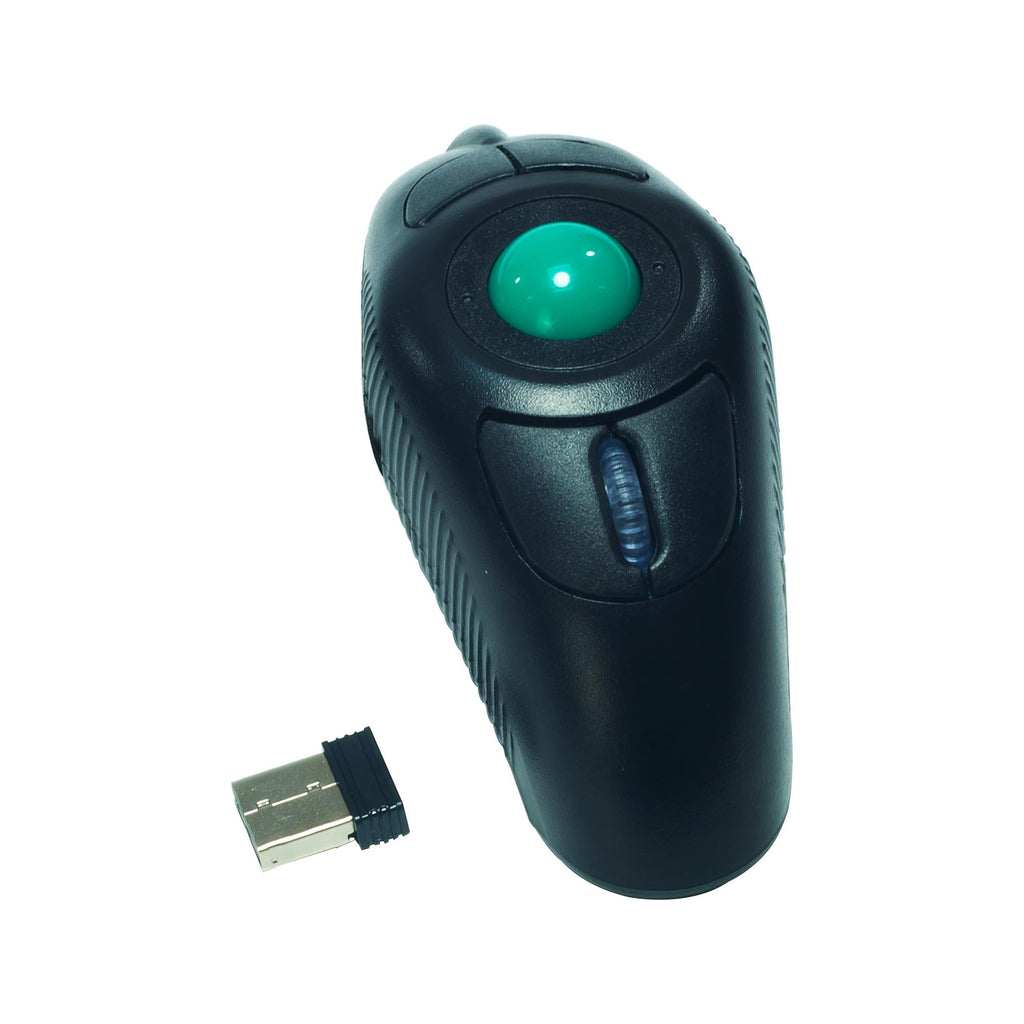 Wireless Trackball Mouse with Roller Ball T892953