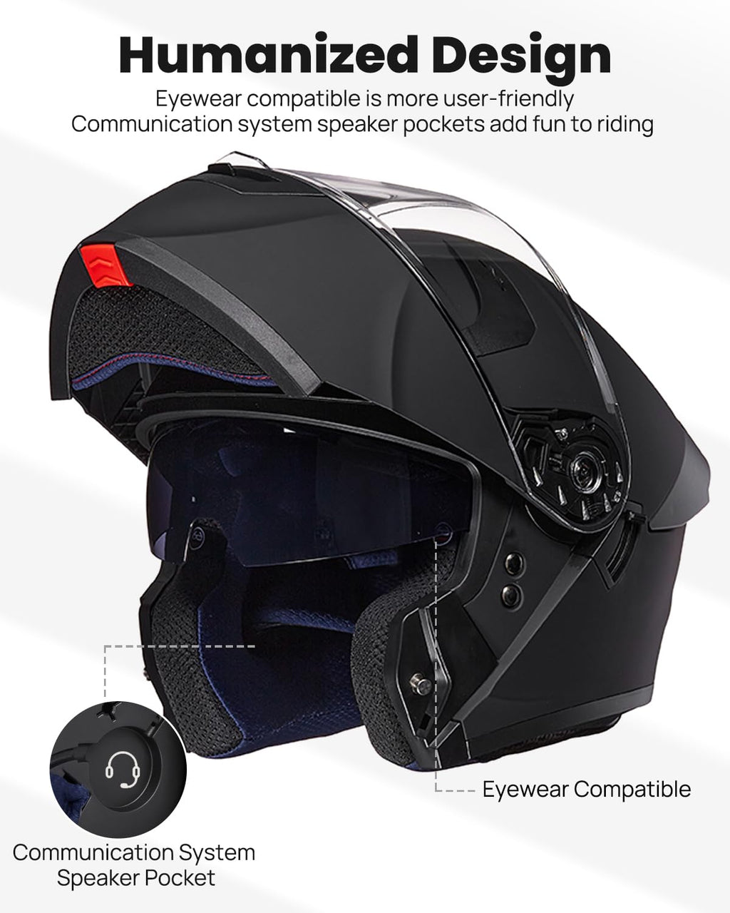 Modular Full Face Motorcycle Helmet O23211