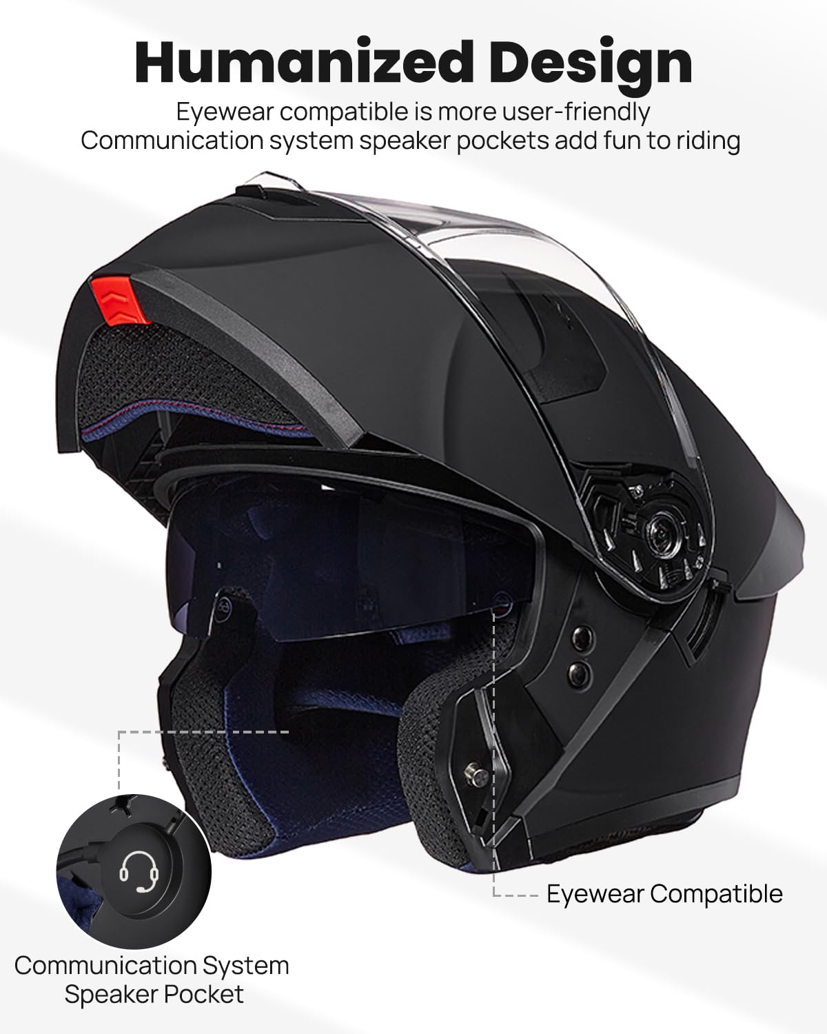Modular Full Face Motorcycle Helmet O23211