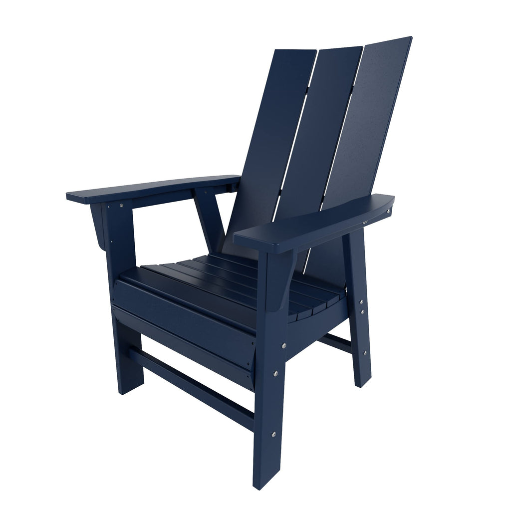 HDPE Adirondack Dining Chair Navy Blue L553