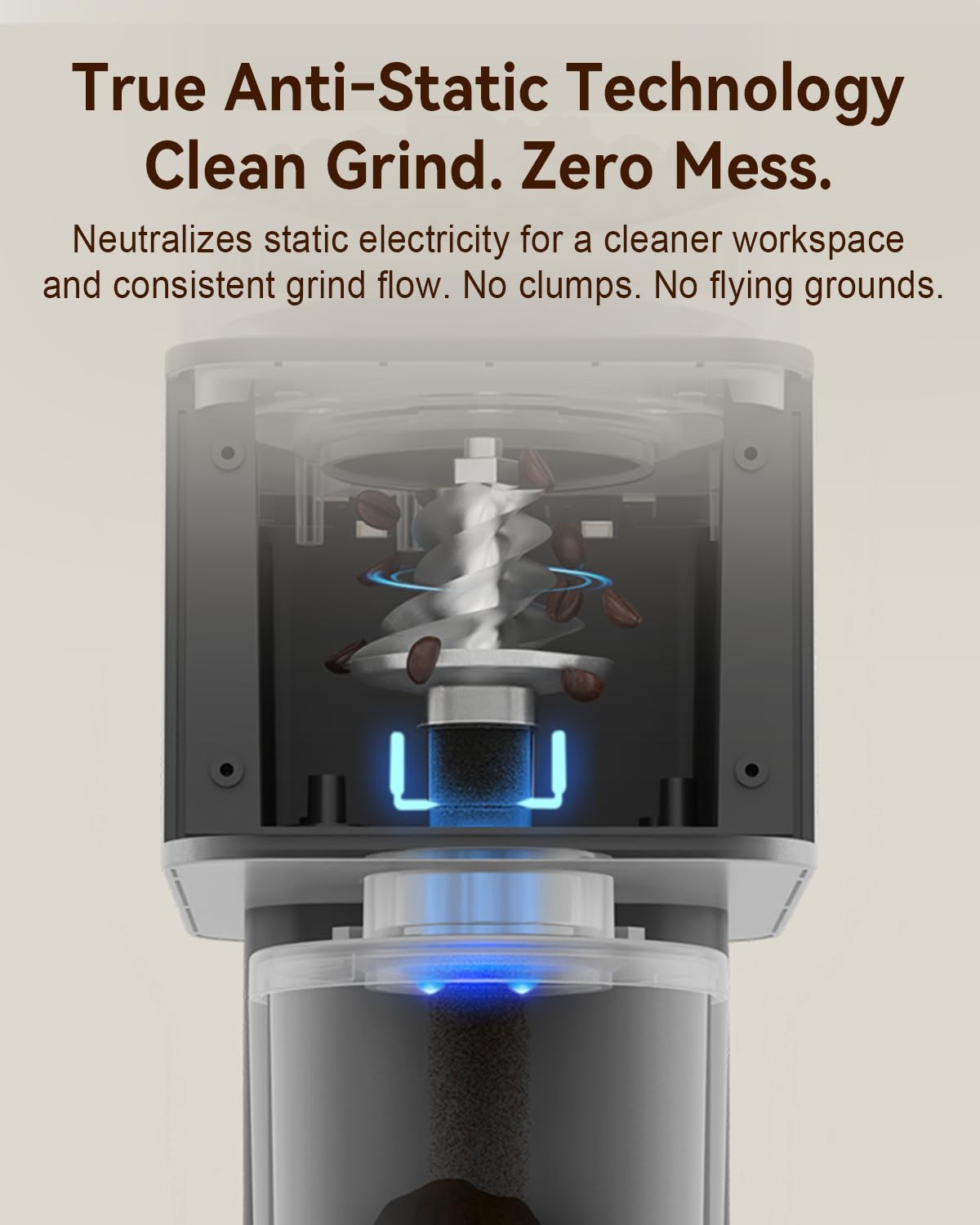 Electric Conical Burr Coffee Grinder with Scale Z936