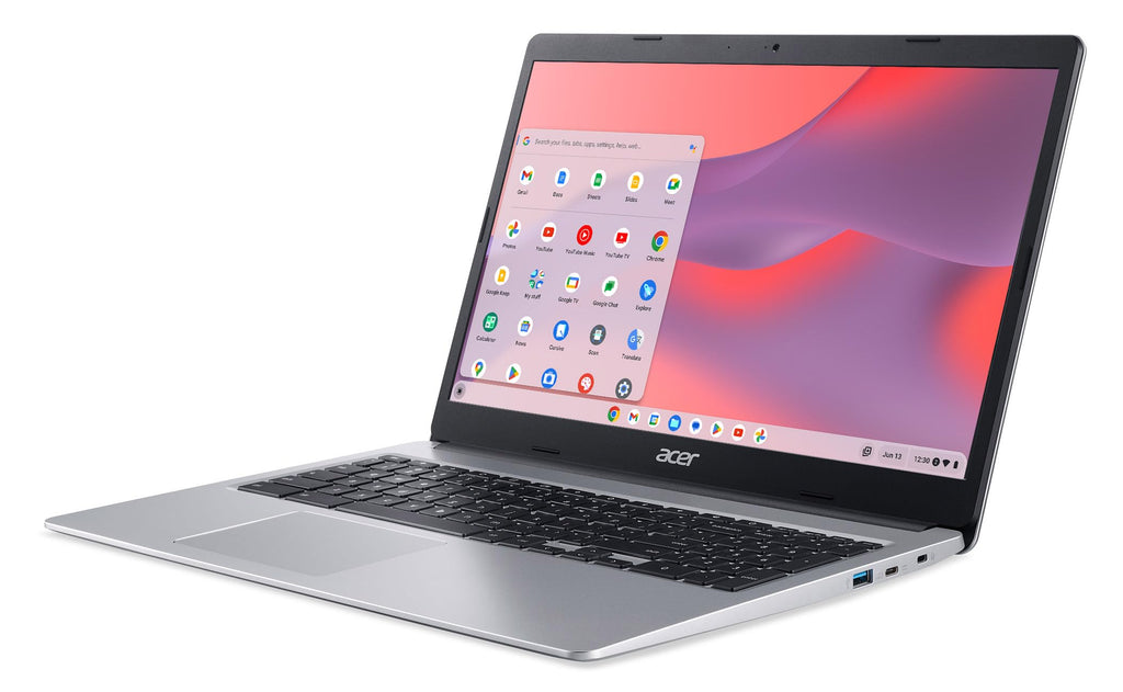 Chromebook 315 Laptop Intel Celeron N4000 15.6 HD 4GB 64GB eMMC Chrome OS Pure Silver C519