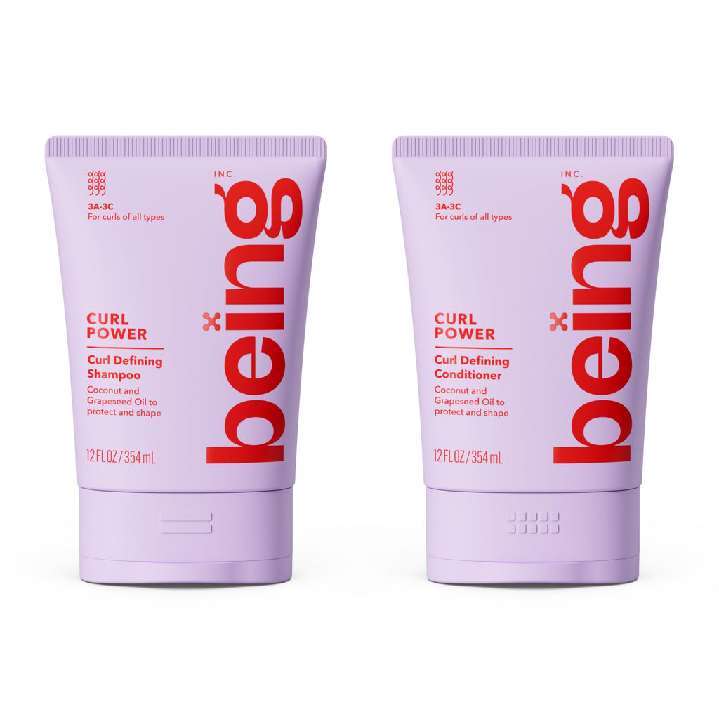 Curl Defining Shampoo and Conditioner Set with Coconut and Grapeseed Oil N9665