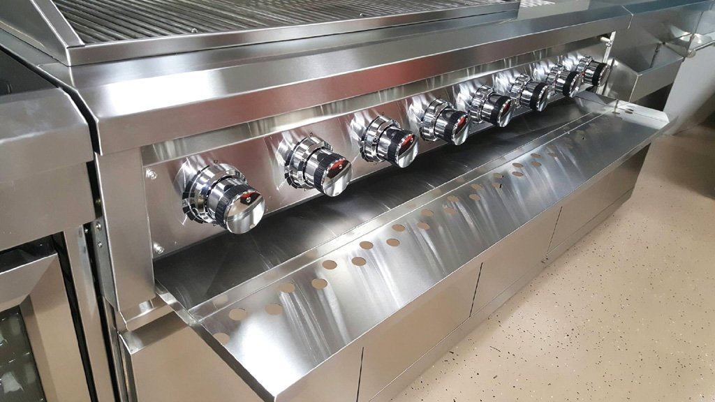 304 Stainless Steel 8 Burner Propane/Natural Gas BBQ Grill with Cover O6076
