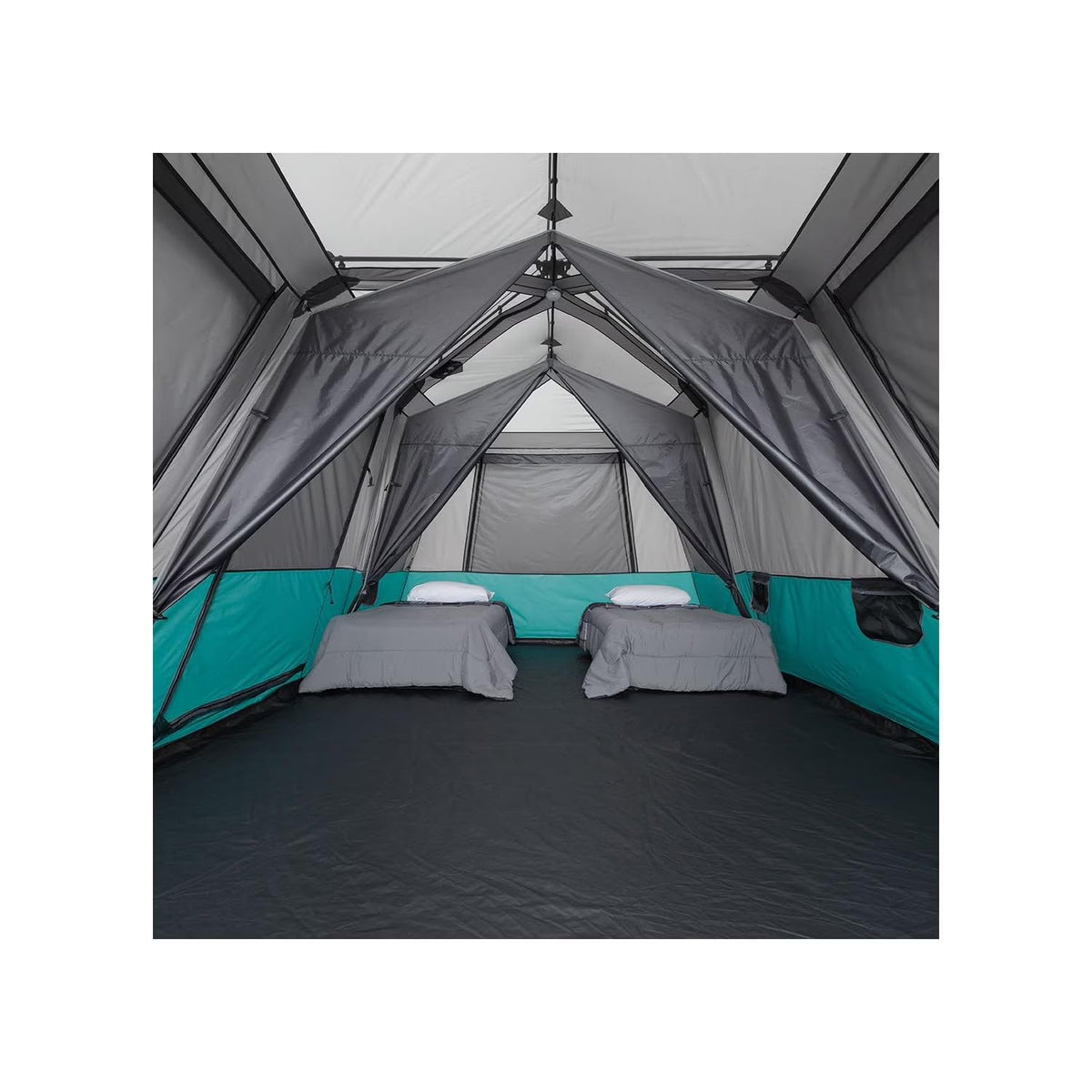 12 Person Lighted Instant Cabin Tent 18' x 10' N7627