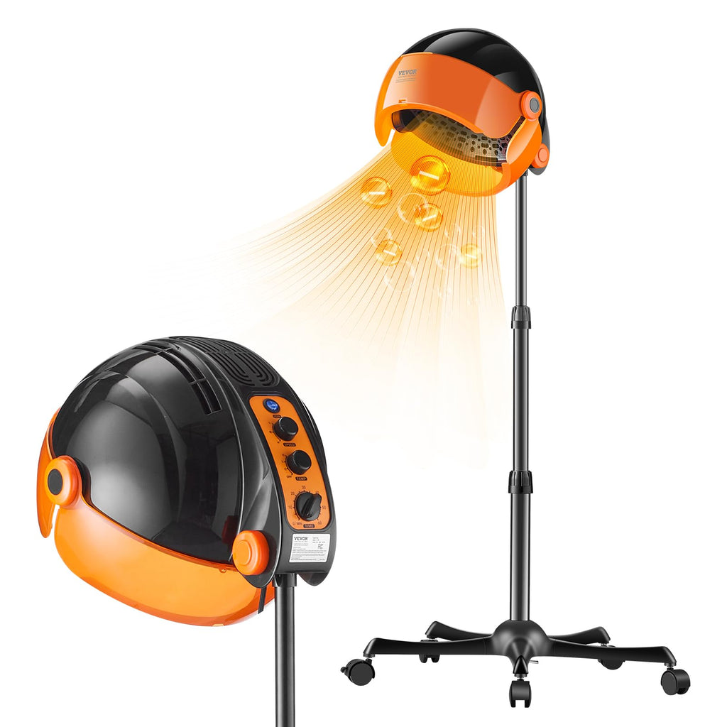 1875W Ionic Hooded Hair Dryer with Timer E72165
