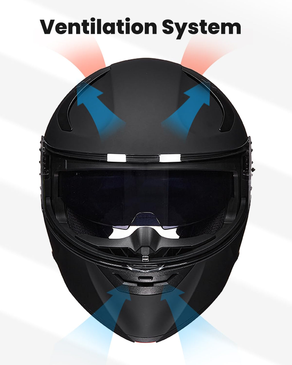 Modular Full Face Motorcycle Helmet O23211