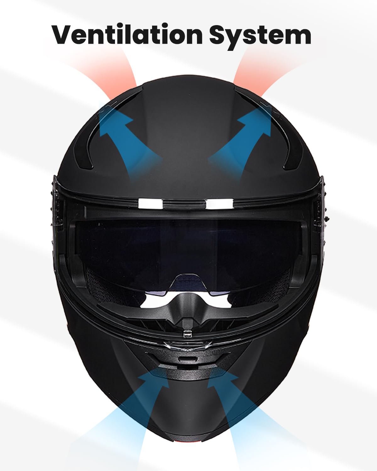 Modular Full Face Motorcycle Helmet O23211