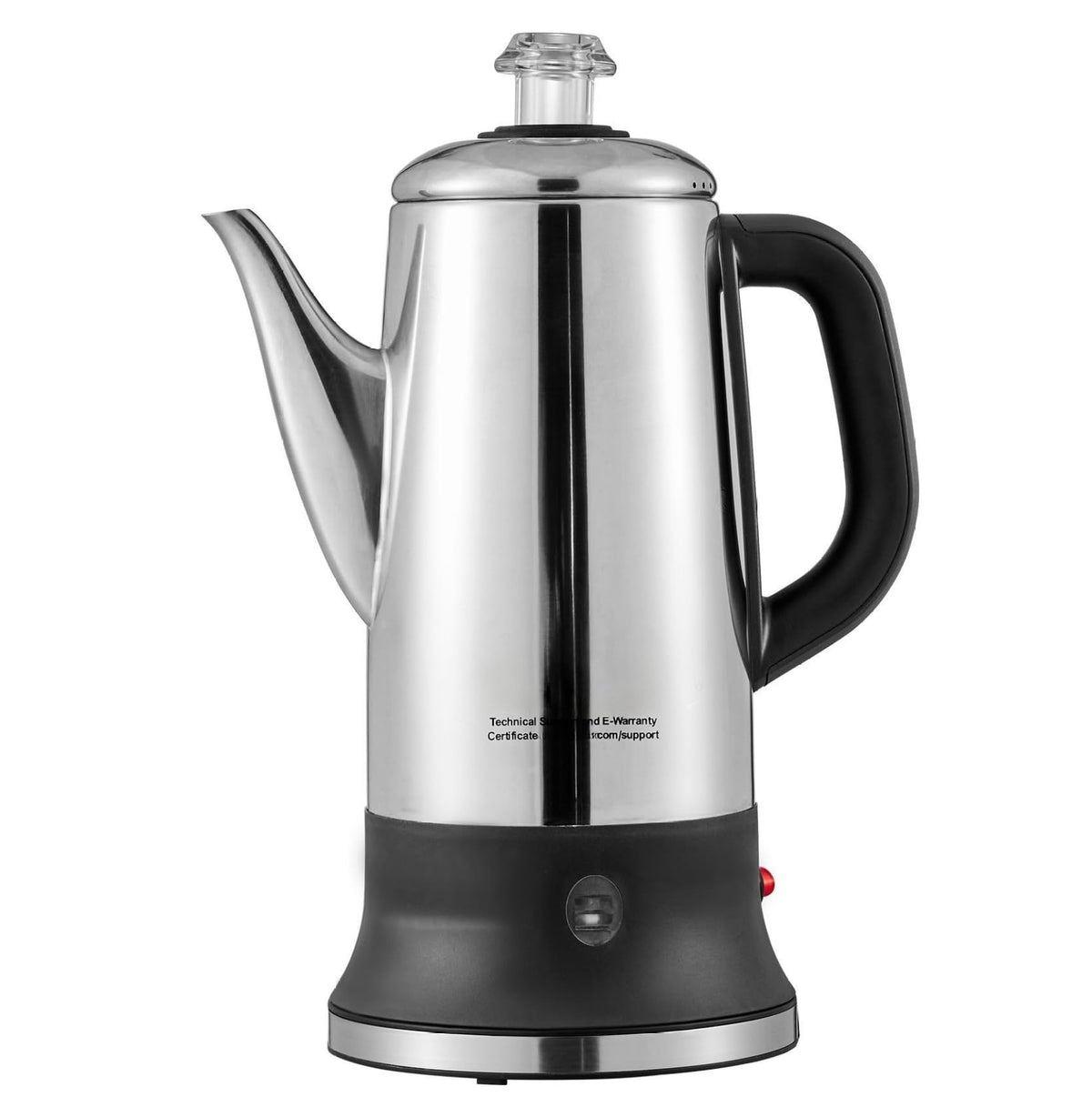 12-Cup Stainless Steel Electric Percolator Coffee Pot X3936