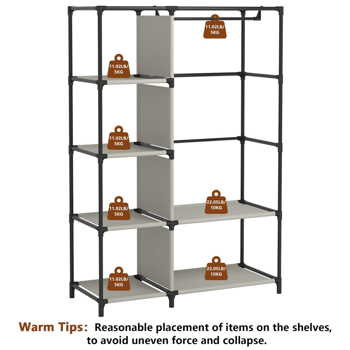 Portable Closet Organizer O891