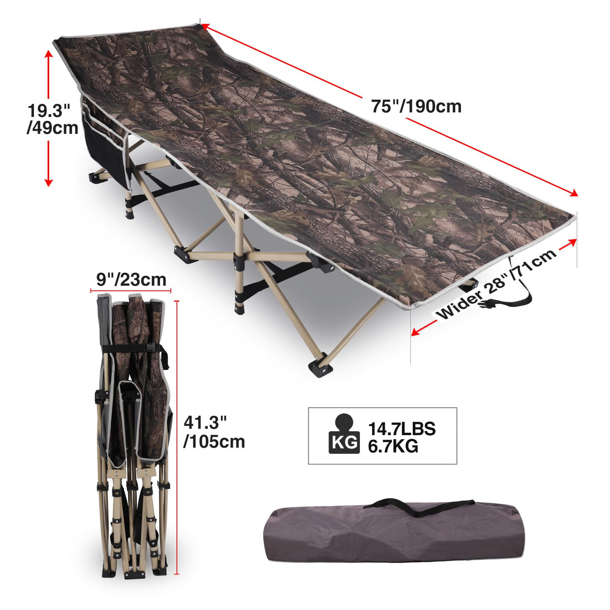 Folding Hunting Cots Q2519