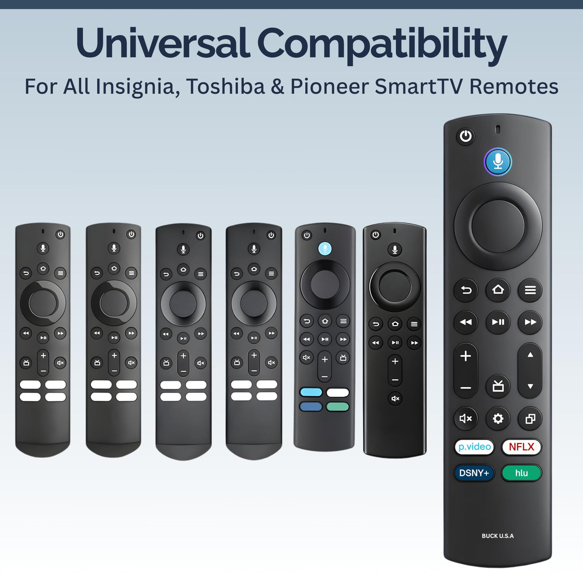 Replacement Voice Remote for Smart TVs, 1 Pack K674