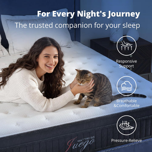 12 inch Full Size Cooling Hybrid Mattress A970132