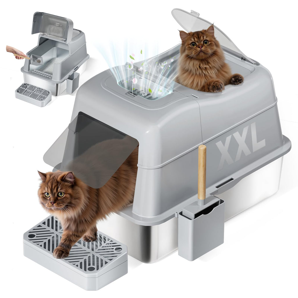 Stainless Steel Cat Litter Box B43610