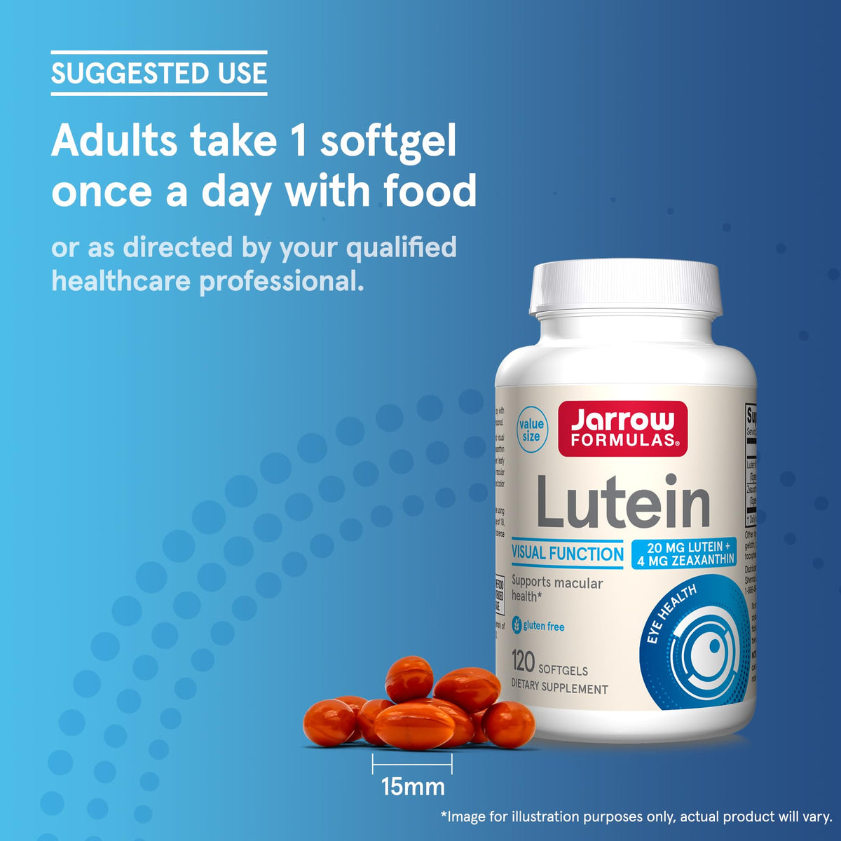 Lutein 20 mg with Zeaxanthin 120 Softgels U677067