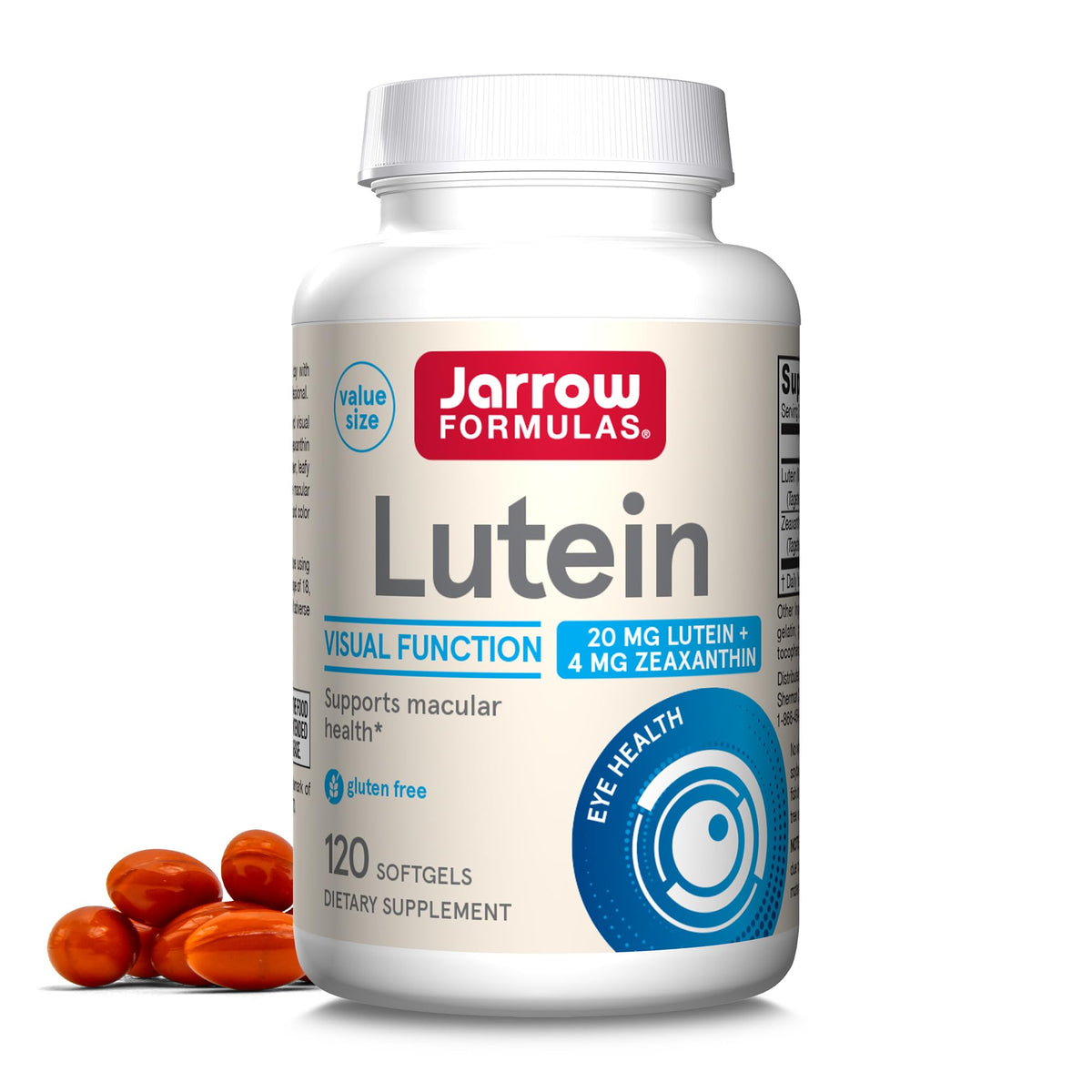 Lutein 20 mg with Zeaxanthin 120 Softgels U677067