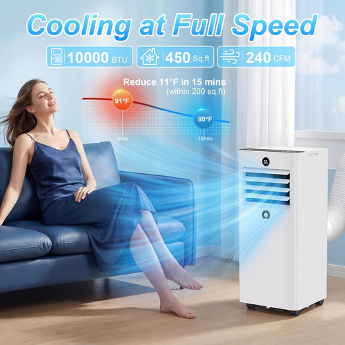 10000Btu 3 in 1 Portable Air Conditioner S213749