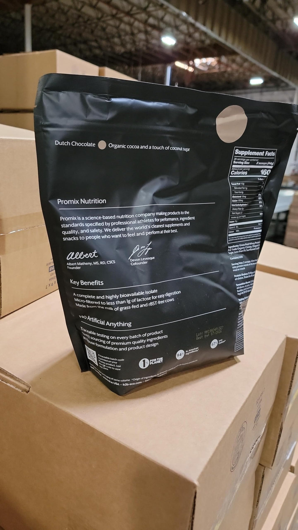Whey Protein Isolate Powder Chocolate 5lb L278391