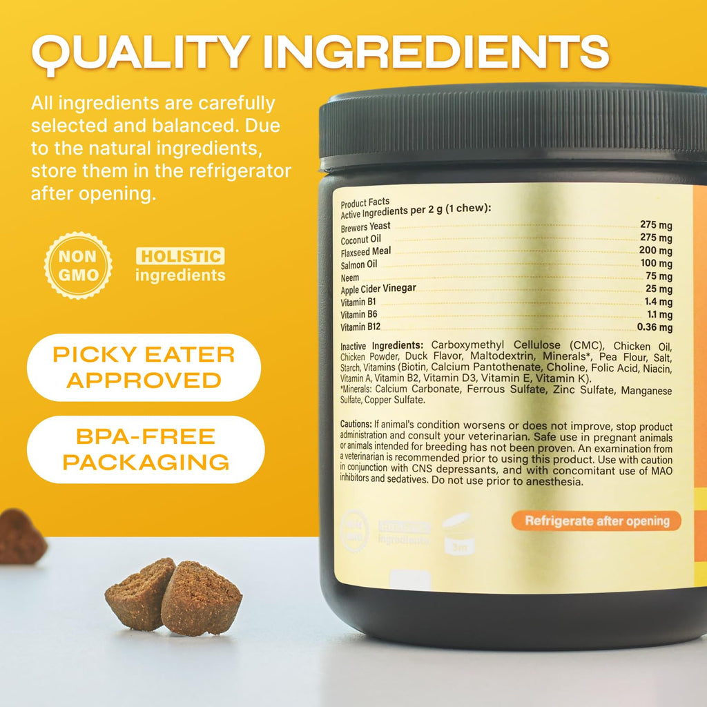 Flea and Tick Chewable Soft Treats for Dogs M208