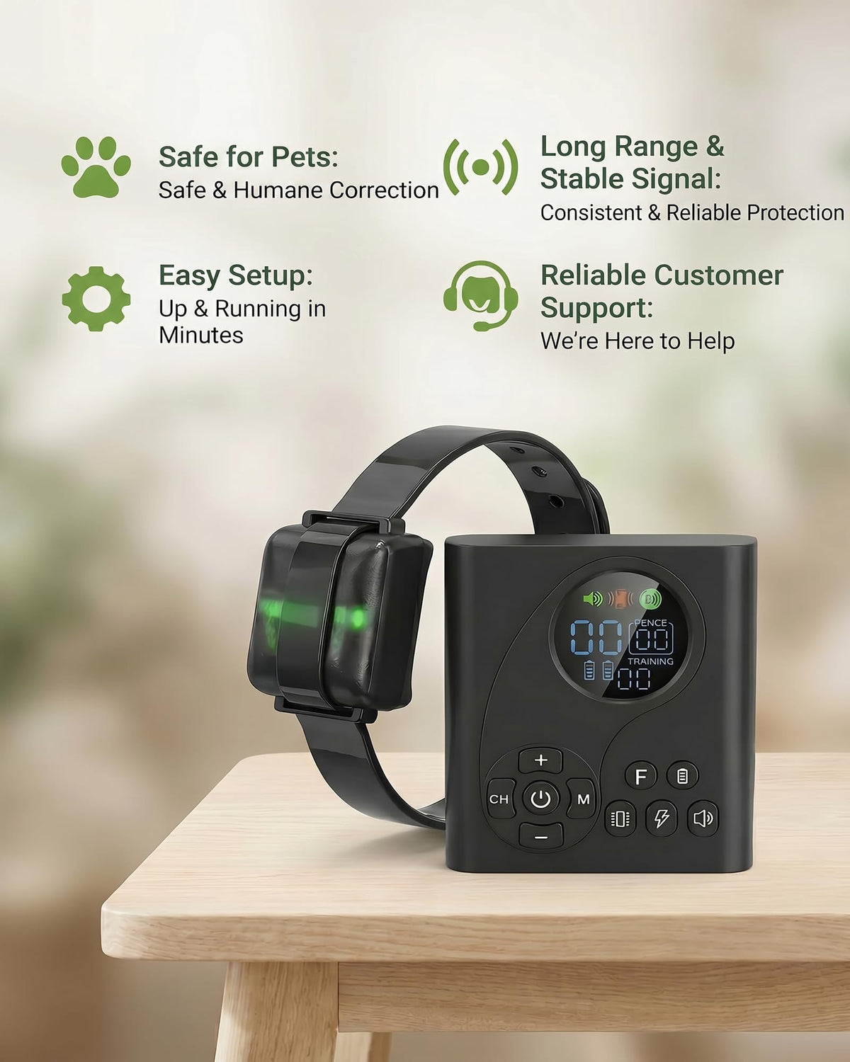 Wireless Dog Fence with Remote Collar Z711743