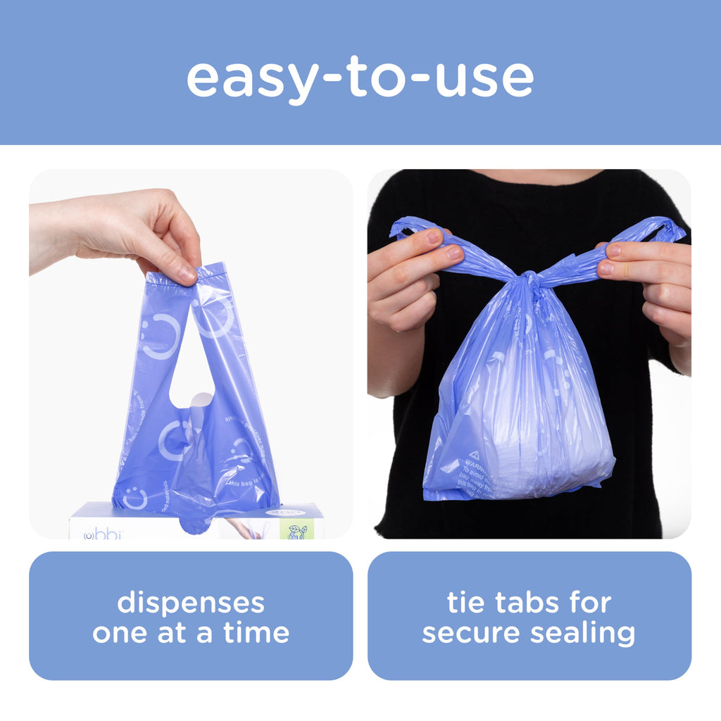 Lavender Scented Disposable Diaper Sacks 200 Count P252522