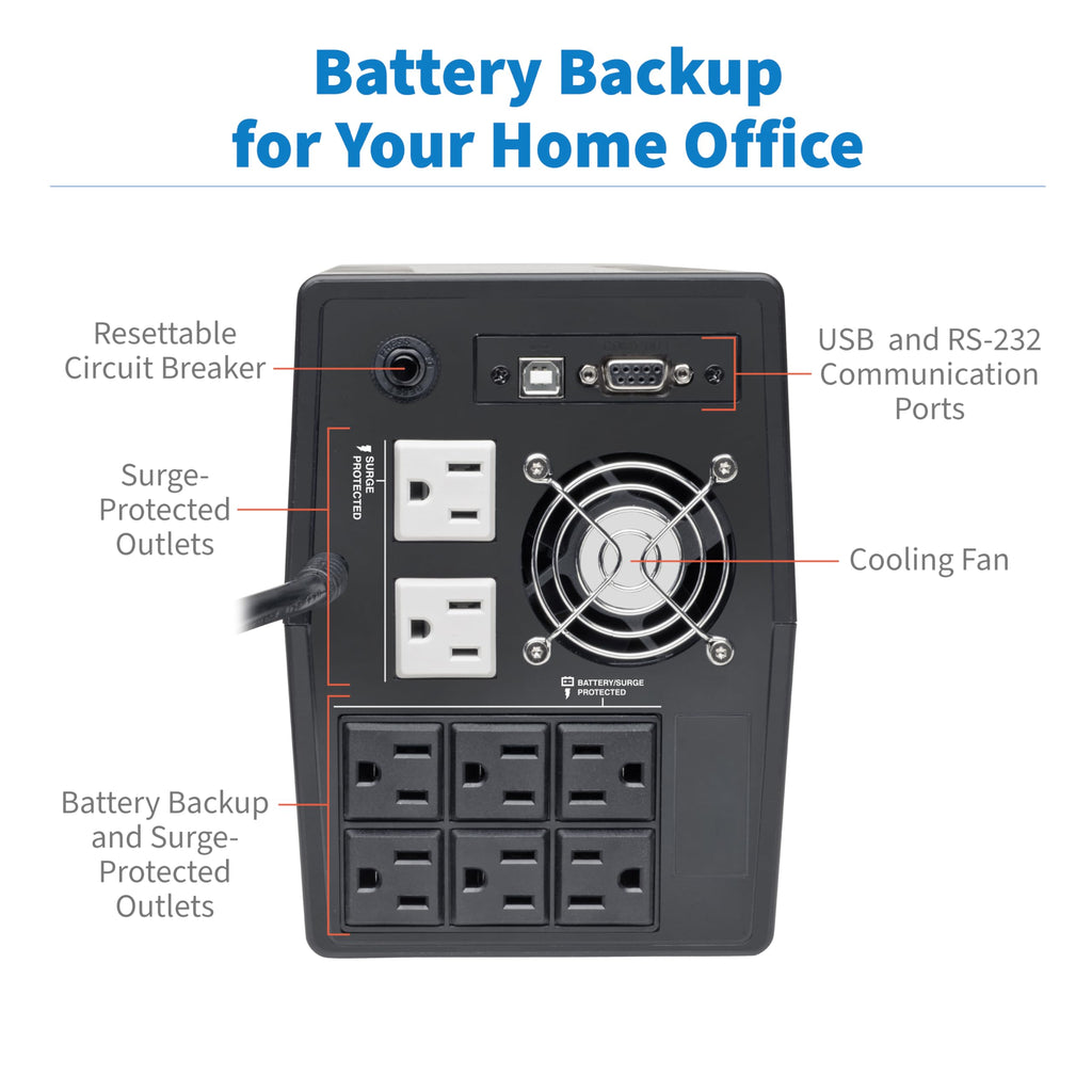 1500VA UPS 900W 8 Outlets W410745