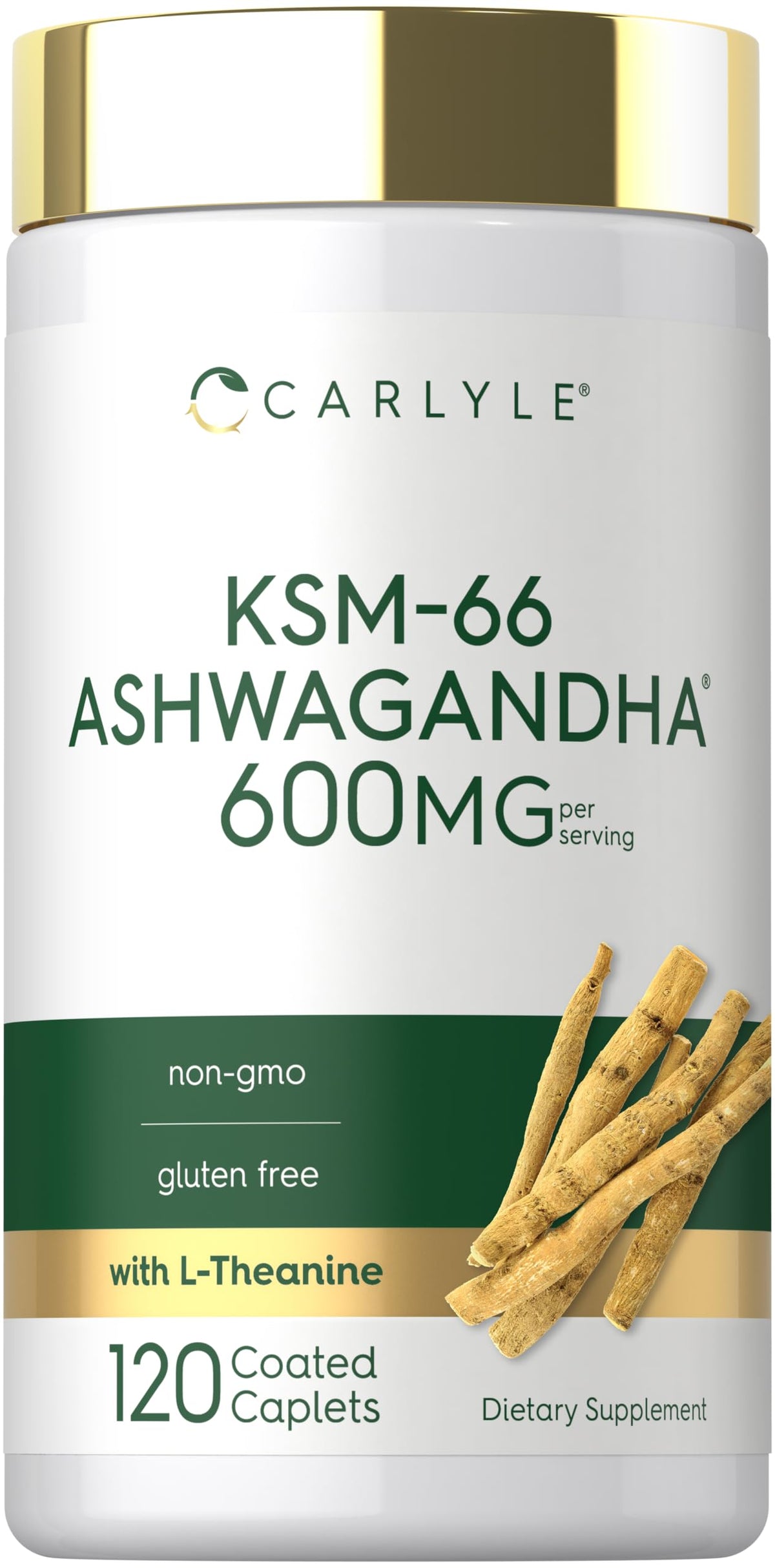 Ashwagandha Root Extract 600mg 120 Vegan Caplets Y96783