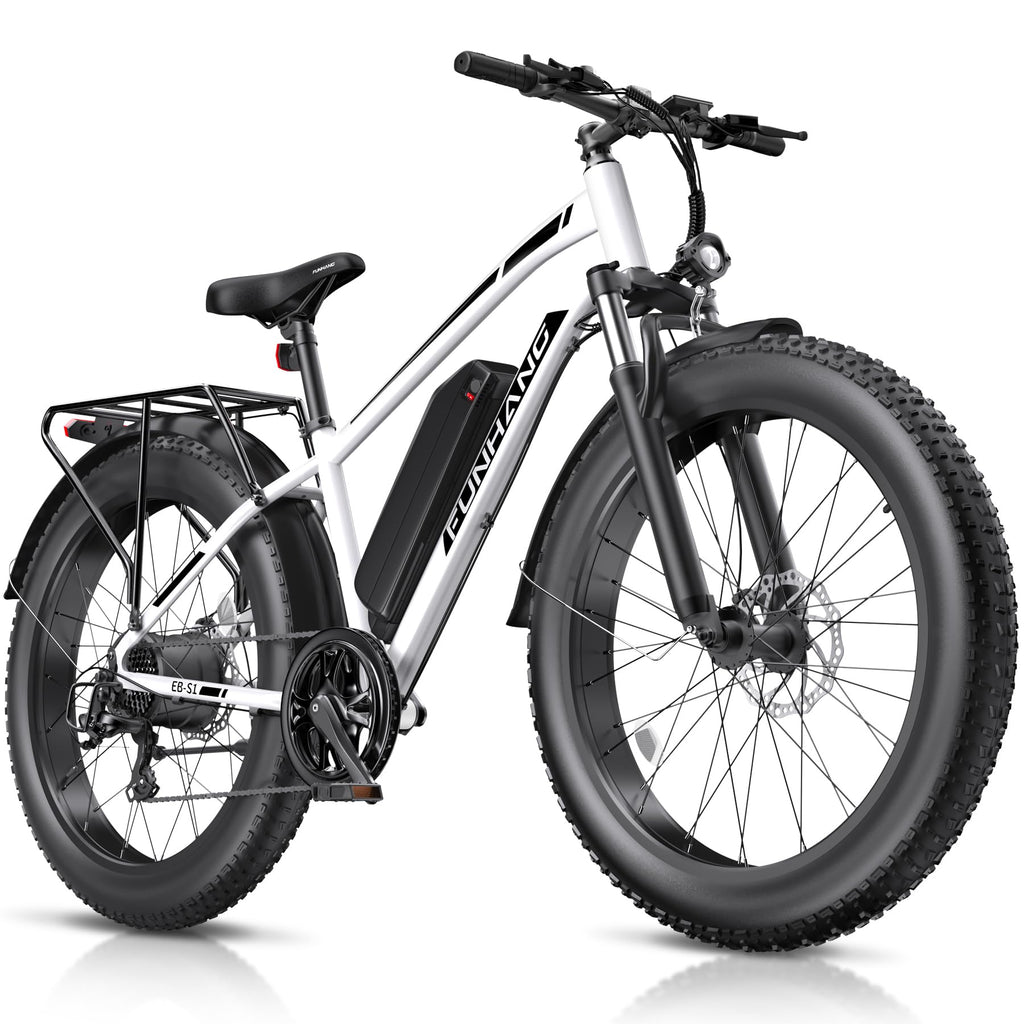 1000W 26" Fat Tire Electric Mountain Bike with 48V 13AH Battery X82760