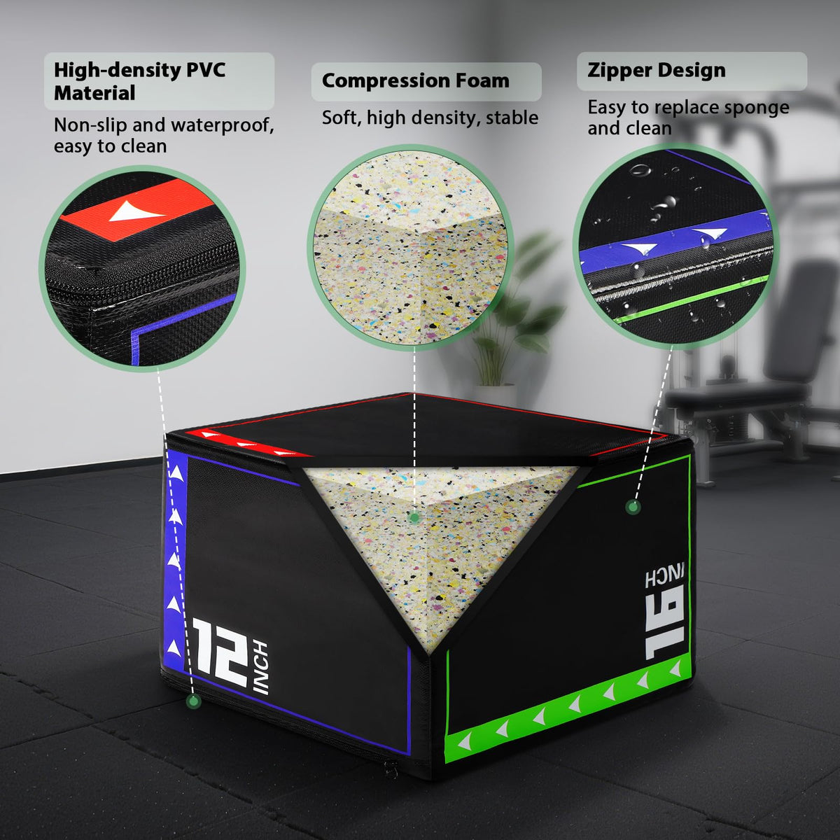 3 in 1 Plyometric Jump Box Y806841