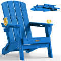 Folding Adirondack Chair with 2 Cup Holders X431499