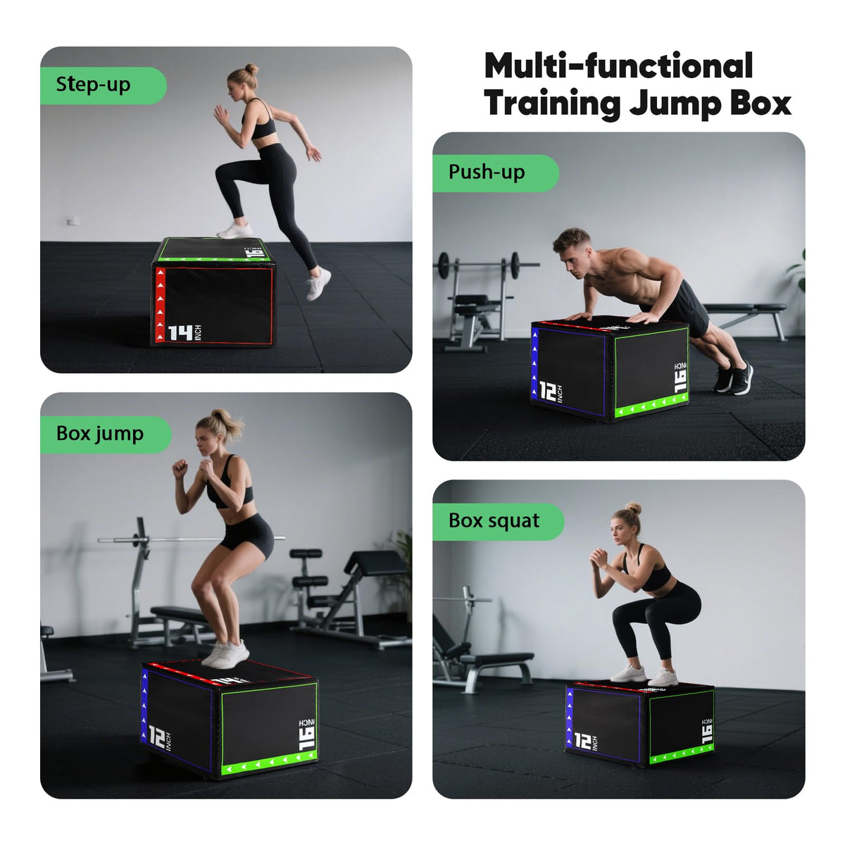 3 in 1 Plyometric Jump Box Y806841