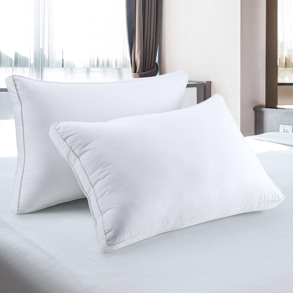 White Queen Size Set of 2 Bed Pillow P57992