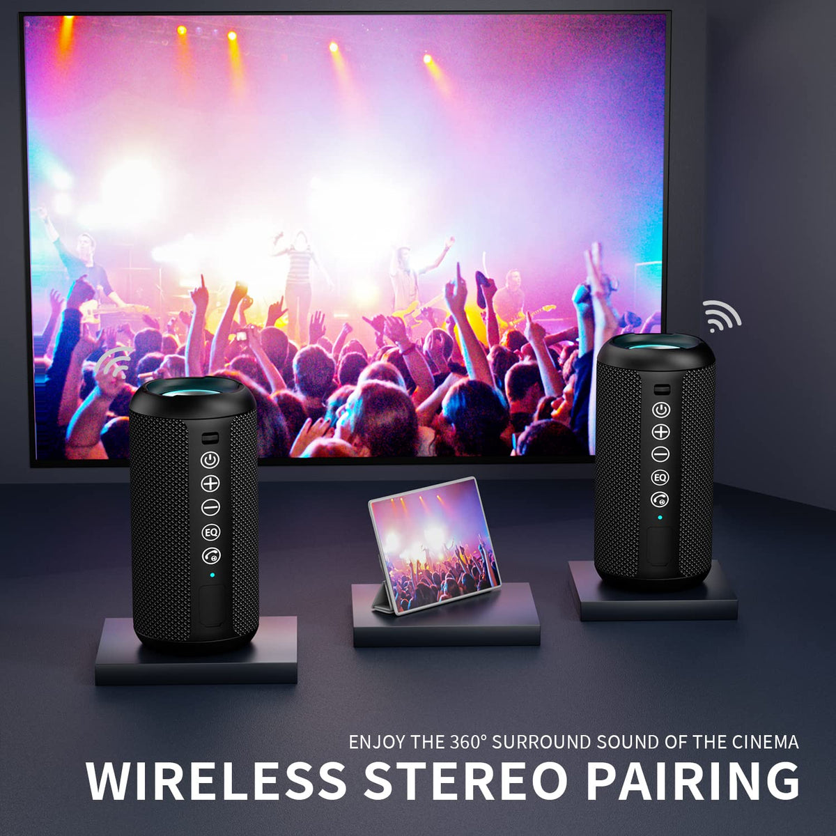 Portable Bluetooth Speaker IPX7 Waterproof Z764