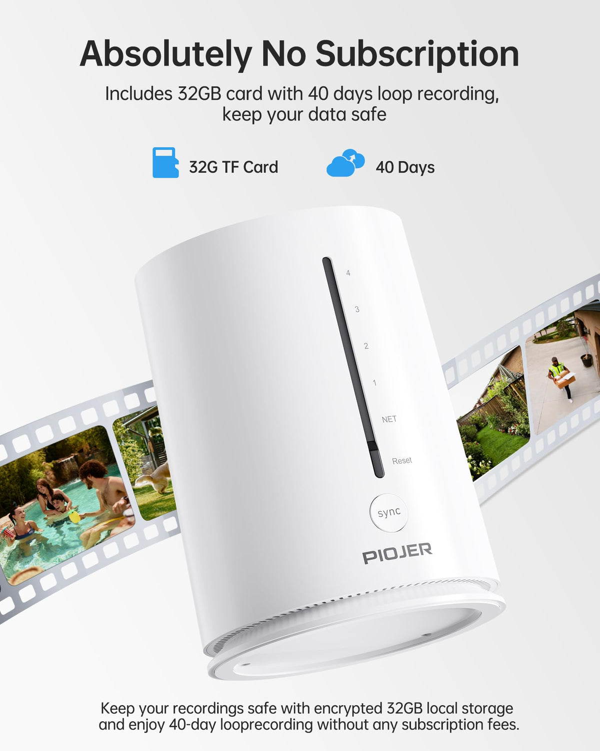 Wireless Outdoor Security Cameras 4-Pack N899023