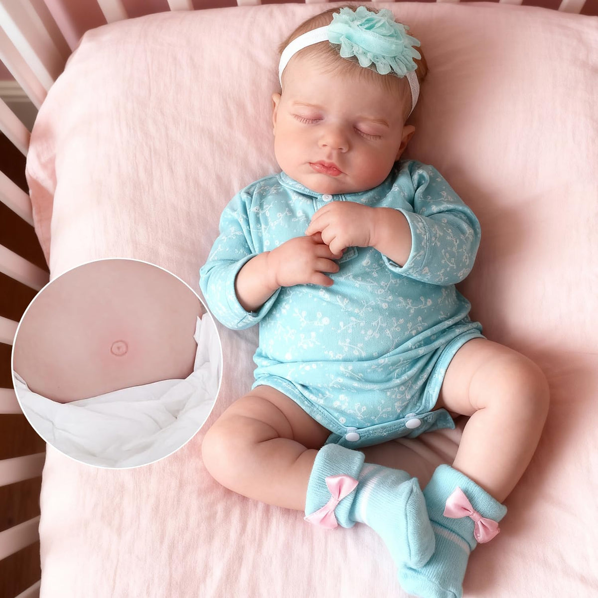 Realistic Reborn Baby Dolls Girl 20 Inch Vinyl G4862