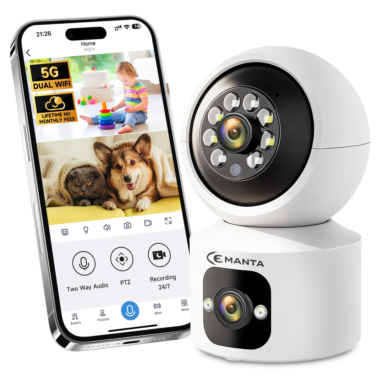4MP Indoor Security Camera A4999